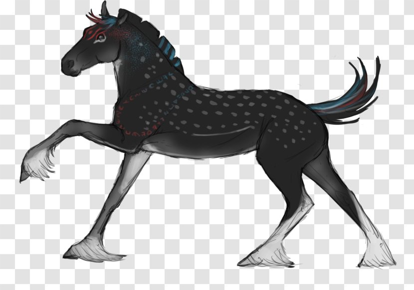 Mane Mustang Foal Stallion Colt - Animal Figure Transparent PNG
