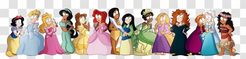 Rapunzel Tiana Cinderella Ariel Princess Aurora - Moana Transparent PNG