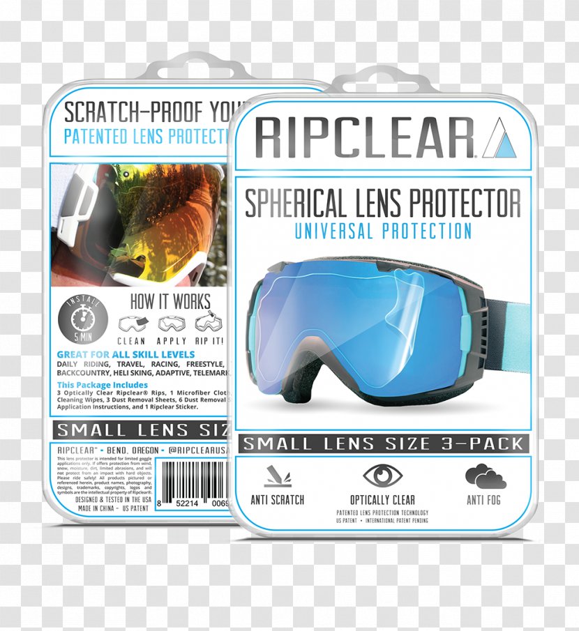 Snow Goggles Lens Glasses Gafas De Esquí - Scratch Remova Transparent PNG