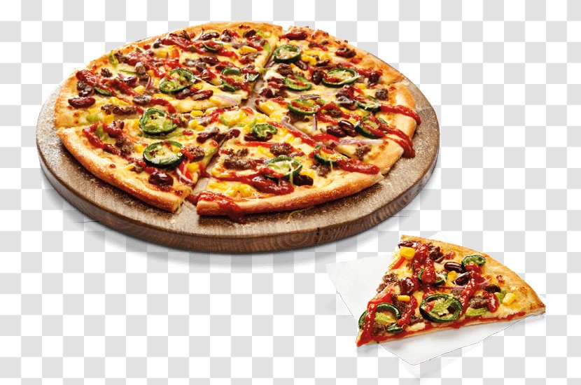 California-style Pizza Sicilian Tex-Mex Mexican Cuisine - European Food Transparent PNG