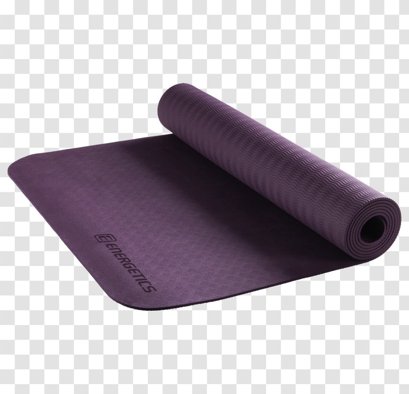 Yoga & Pilates Mats Woman Exercise Intersport - Nitrile Rubber Transparent PNG