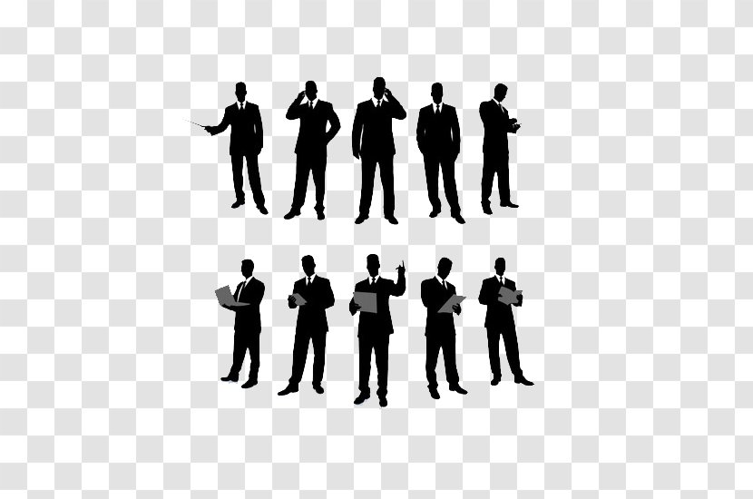 Silhouette Royalty-free Stock Photography Suit - Businessperson - Figure Of Hand Holding Transparent PNG
