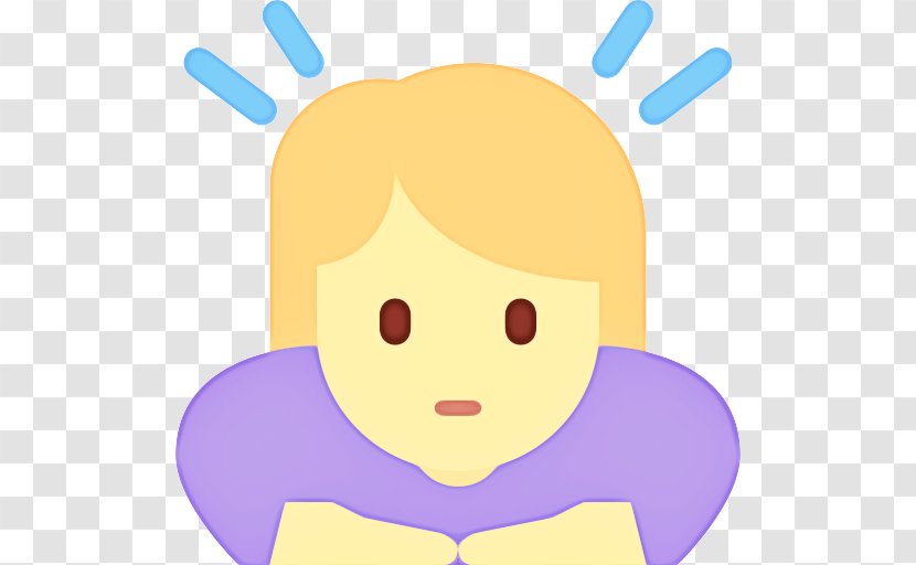 Emoji Bowing Human Skin Color OK Gesture - Smile - Pleased Happy Transparent PNG