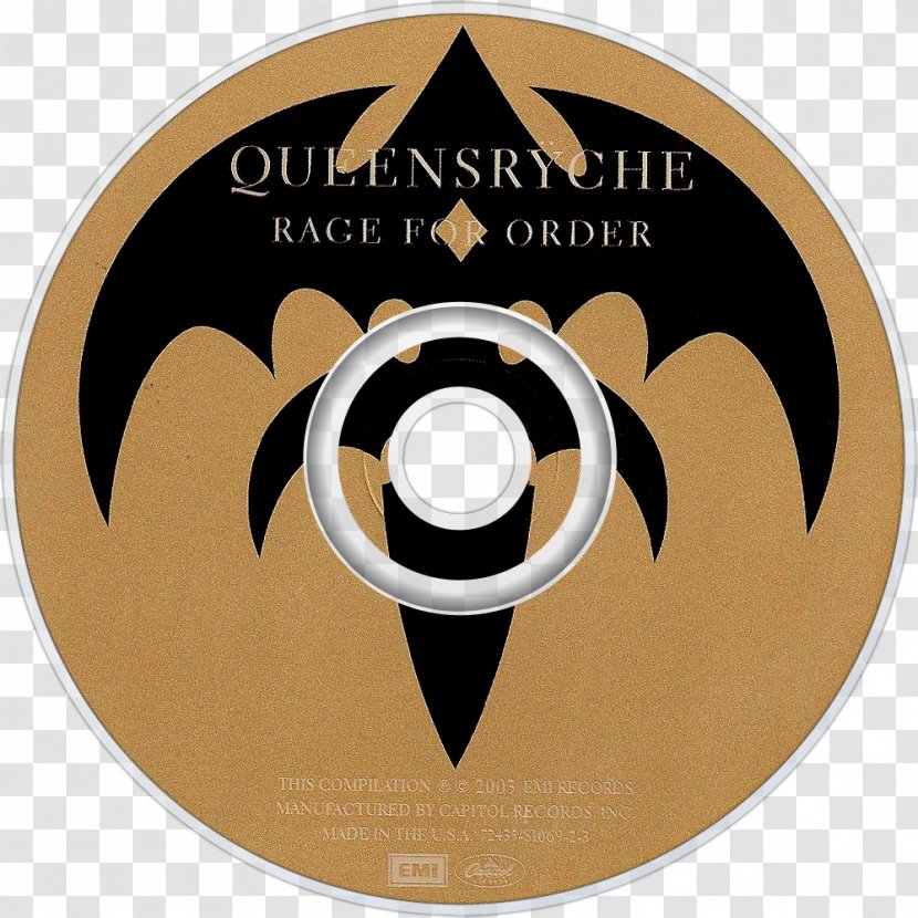 Queensrÿche Rage For Order Album Hear In The Now Frontier Empire - Label - Mind Crime Transparent PNG