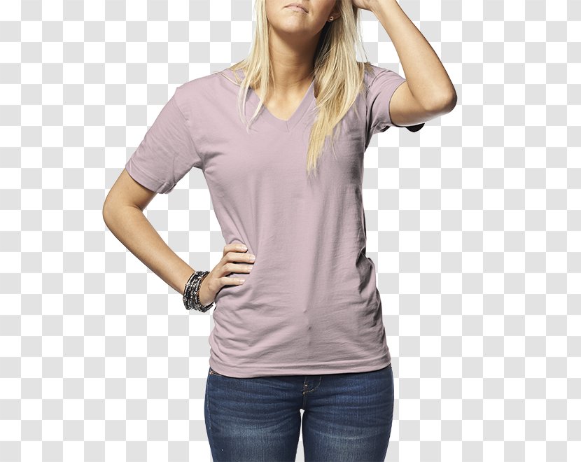 Long-sleeved T-shirt Shoulder - Neck - American Apparel Transparent PNG