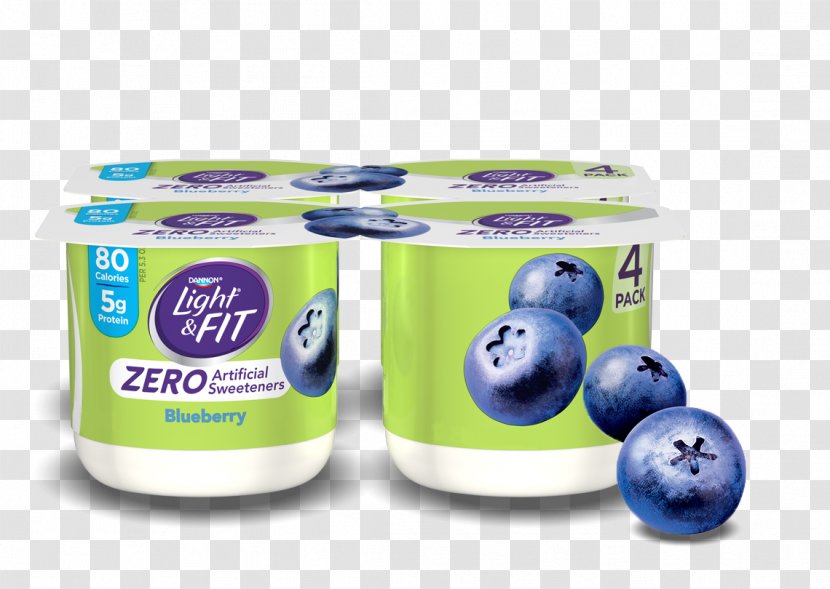 Yoghurt Sugar Substitute Danone Blueberry - Fat Transparent PNG