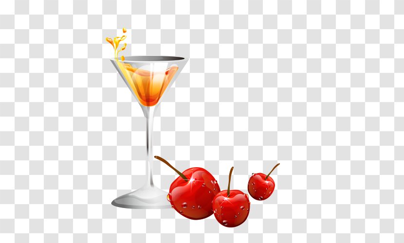 Cocktail Garnish Juice Cherry Photography - Food - Wine Transparent PNG
