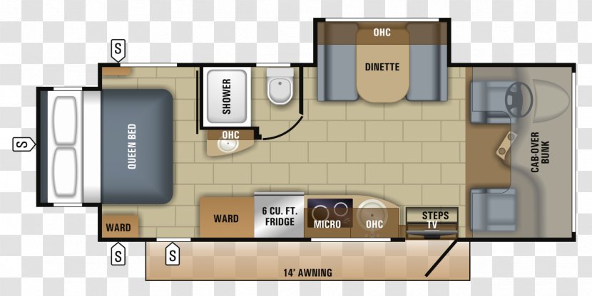 Campervans Floor Plan Melbourne Jayco, Inc. Car - Elevation - Class Of 2018 Transparent PNG