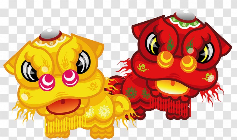 Chinese New Year Clip Art - Cute Lion Transparent PNG