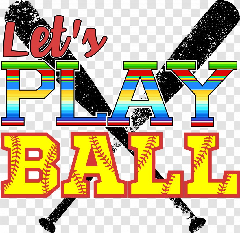 Clip Art Softball Baseball Logo Font - Printing - Banner Transparent PNG
