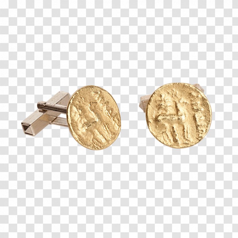 Earring Cufflink Gold Coin Jewellery - Classical Antiquity Transparent PNG