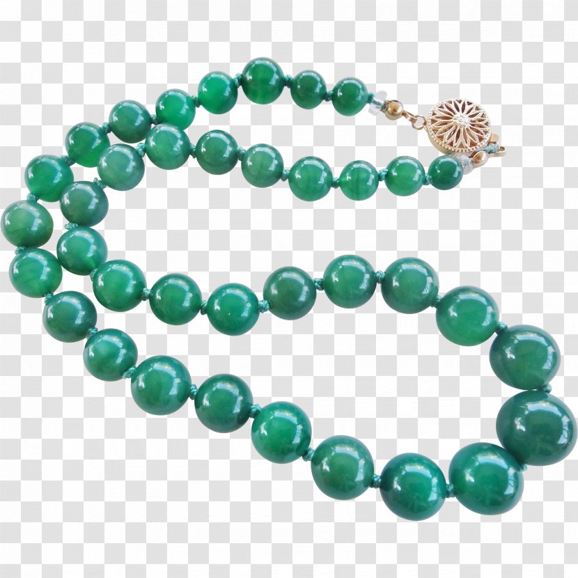 Turquoise Chrysoprase Emerald Necklace Jewellery - Ruby Lane Transparent PNG