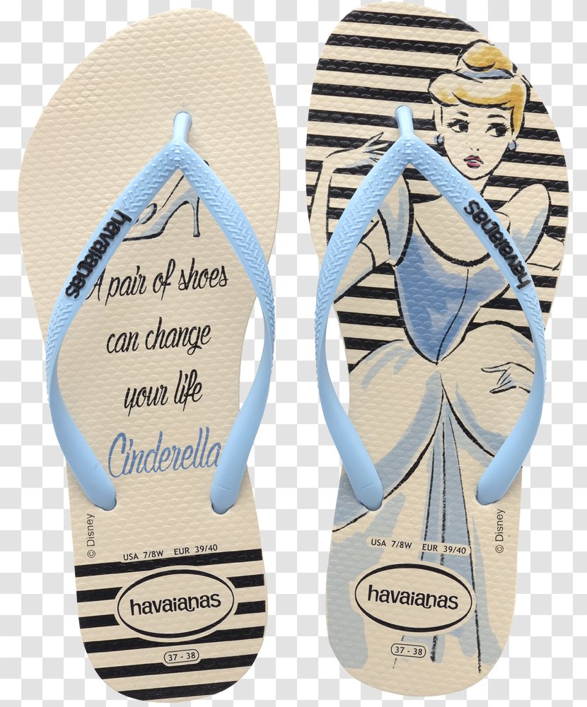 Mickey Mouse Slipper Cinderella Havaianas Flip-flops - Woman Transparent PNG