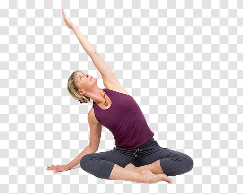 Yoga Stretching Sukhasana Vriksasana Posture - Watercolor Transparent PNG