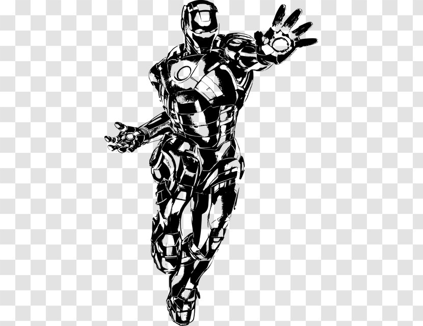 Iron Man Comics Drawing Superhero Spider-Man - Symbol Vector Transparent PNG