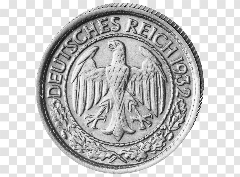 Weimar Republic Coin German Empire Reichsmark - Hunter Transparent PNG