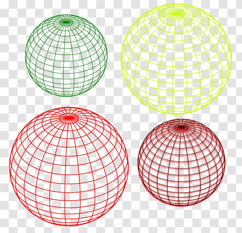 Globe Clip Art - Sphere - Wire Vector Transparent PNG