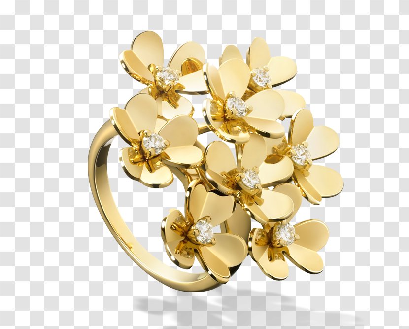 Earring Van Cleef & Arpels Jewellery Gold Transparent PNG