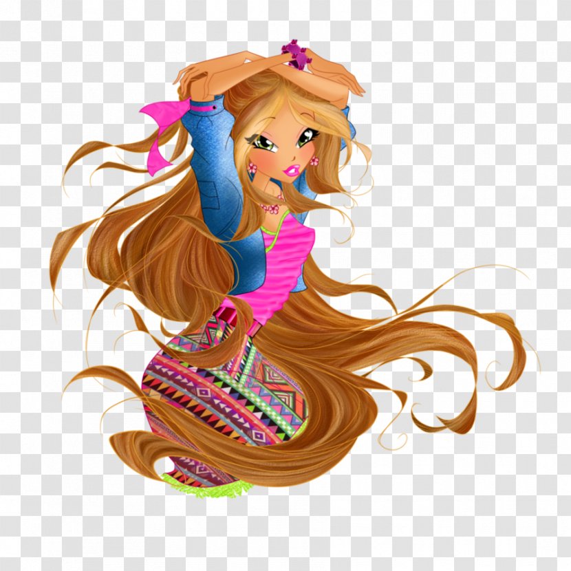 Flora Musa Bloom Roxy DeviantArt - Mythical Creature - Winx Club Transparent PNG