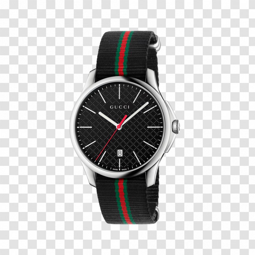 Gucci Men's G-timeless Italian Fashion Watch - Black Transparent PNG