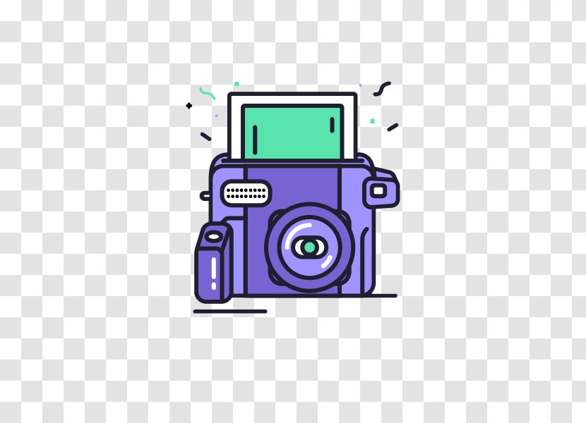 Camera - Lens - Cartoon Transparent PNG