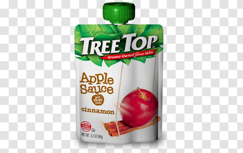 Juice Vegetarian Cuisine Tree Top Apple Sauce - Diet Food - Peruvian Lily Transparent PNG