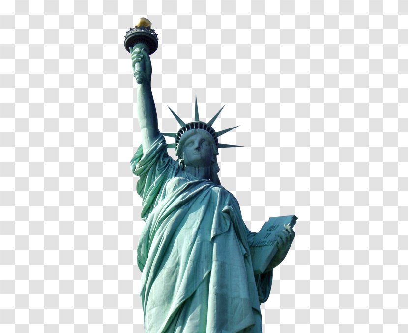 Statue Of Liberty Ellis Island New York Harbor Battery Park - Buddha Transparent PNG