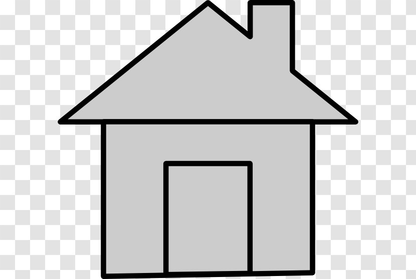 House Drawing Grey Clip Art - Line Transparent PNG