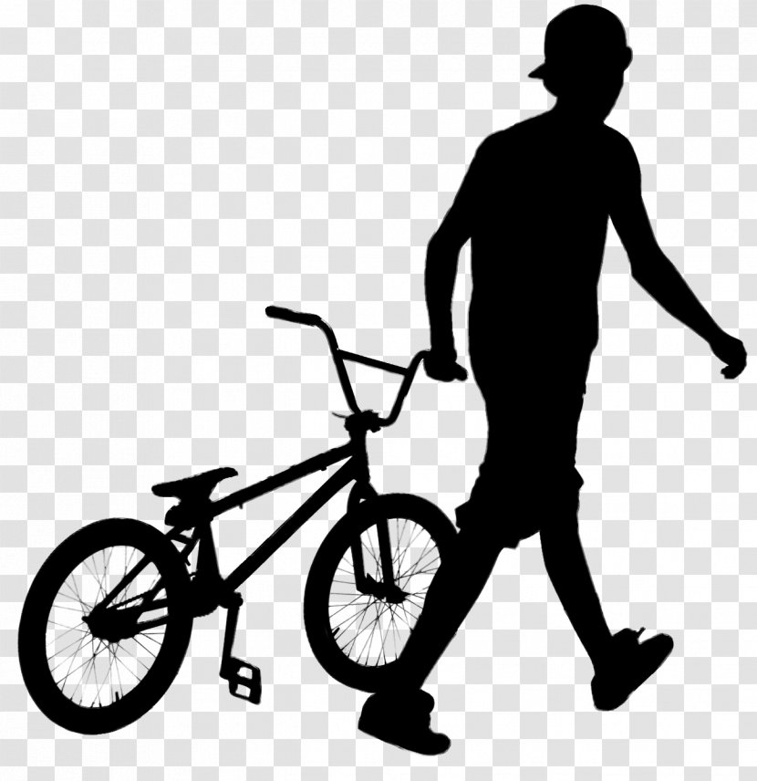 Bicycle Pedals BMX Bike Frames Wheels - Silhouette - Part Transparent PNG