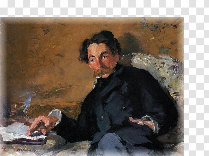Édouard Manet Portrait Of Stéphane Mallarmé Musée D'Orsay Painting - Paul Verlaine Transparent PNG