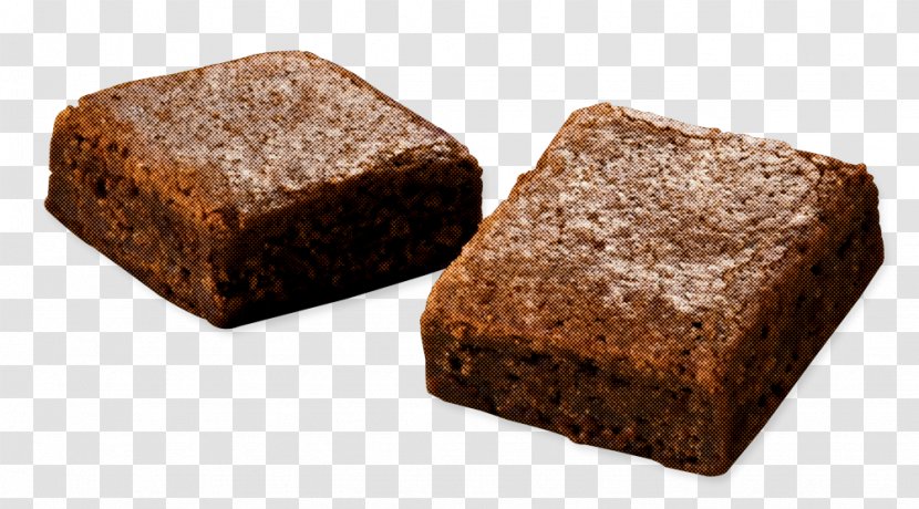 Food Cuisine Baked Goods Dish Ingredient - Pumpernickel - Rye Bread Chocolate Brownie Transparent PNG