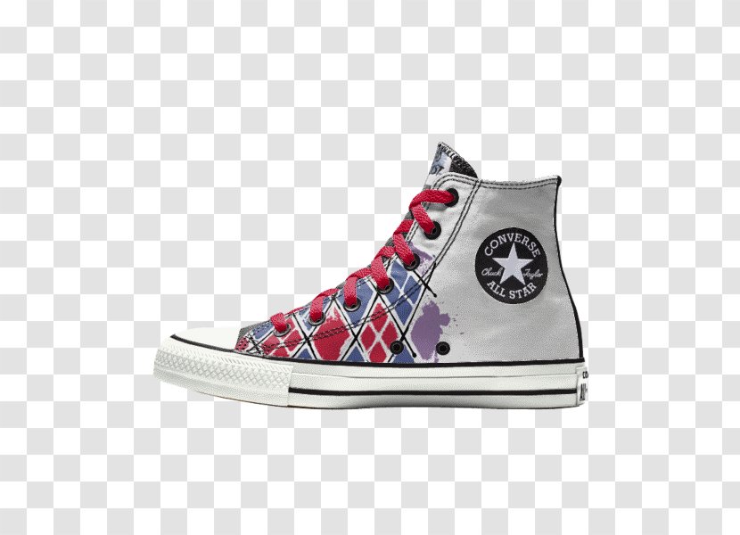 Sneakers Shoe Harley Quinn Footwear Converse - Hightop - Margot Robbie Transparent PNG