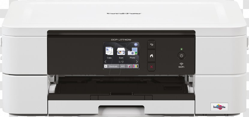 Multi-function Printer Inkjet Printing Brother Industries - Handheld Devices - Ink Transparent PNG