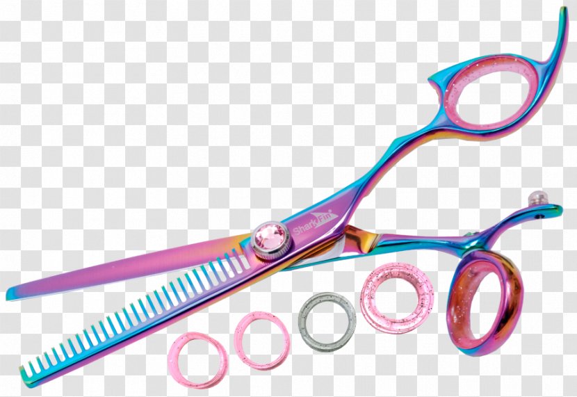 Scissors Hair-cutting Shears Handedness - Body Jewelry - Texture Line Transparent PNG