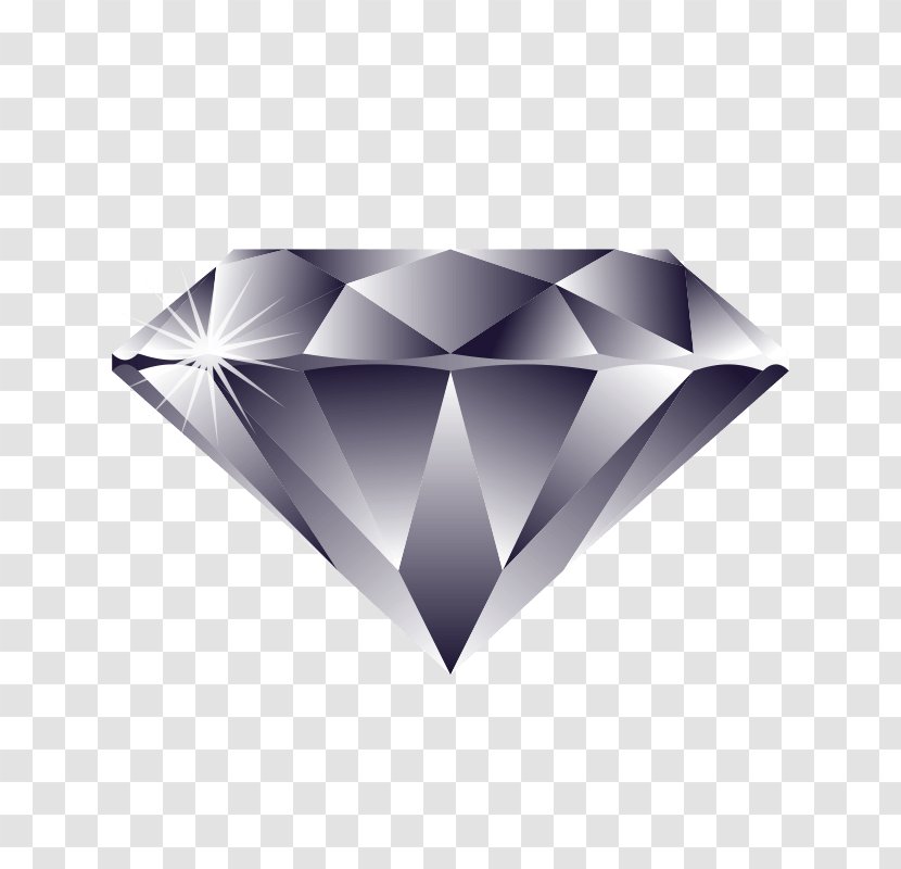 Diamond Gemstone Clip Art - Blue - Image Transparent PNG