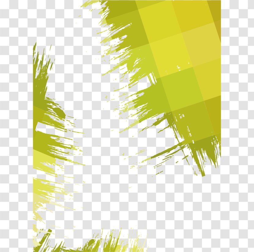 Graffiti Green Euclidean Vector - Leaf - Border Transparent PNG