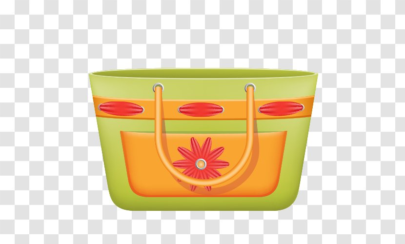 Cartoon Yellow - Bag Transparent PNG