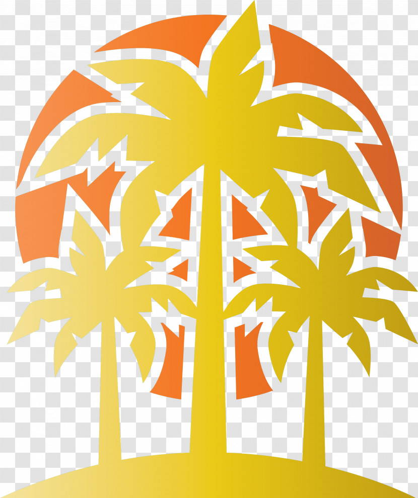 Palm Tree Beach Tropical Transparent PNG