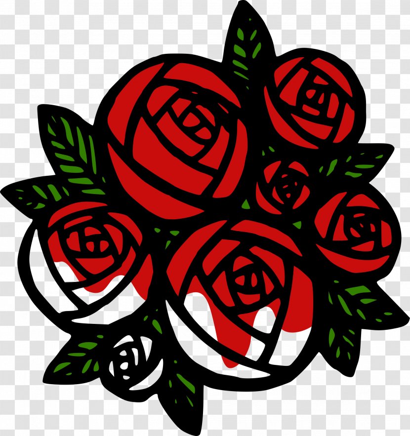 Rose Flower Clip Art - Color - Alice In Wonderland Transparent PNG