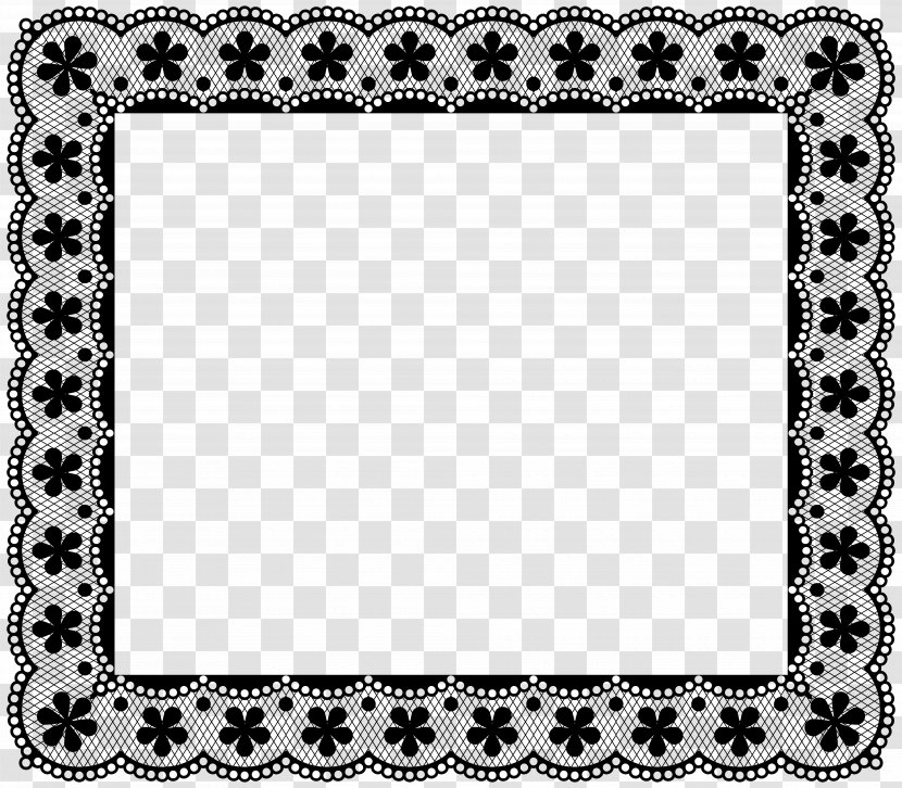 Black & White - Interior Design - M Pattern Picture Frames Product Point Transparent PNG