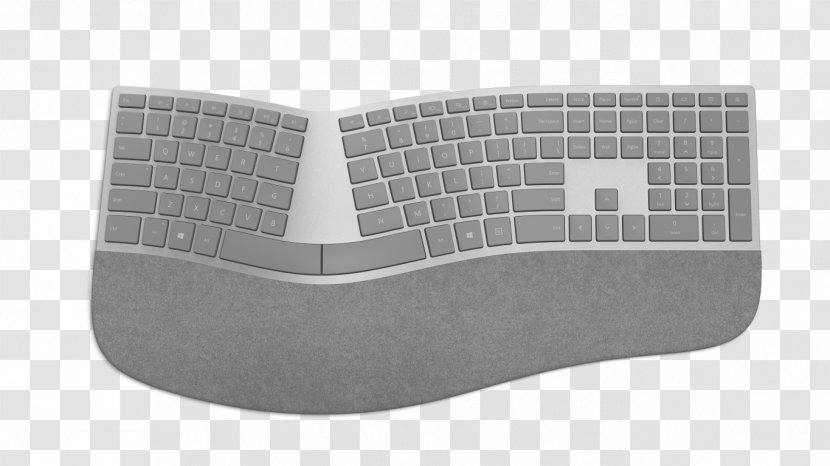 Computer Keyboard Microsoft Surface Ergonomic - Input Devices Transparent PNG