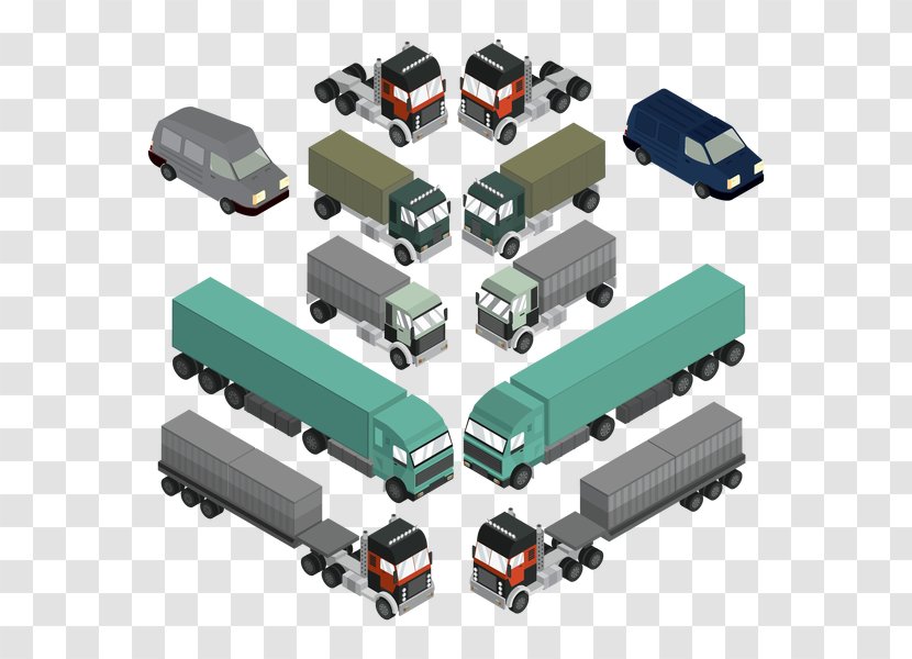 Car Transport Vehicle Truck Logistics - Electrical Connector Transparent PNG