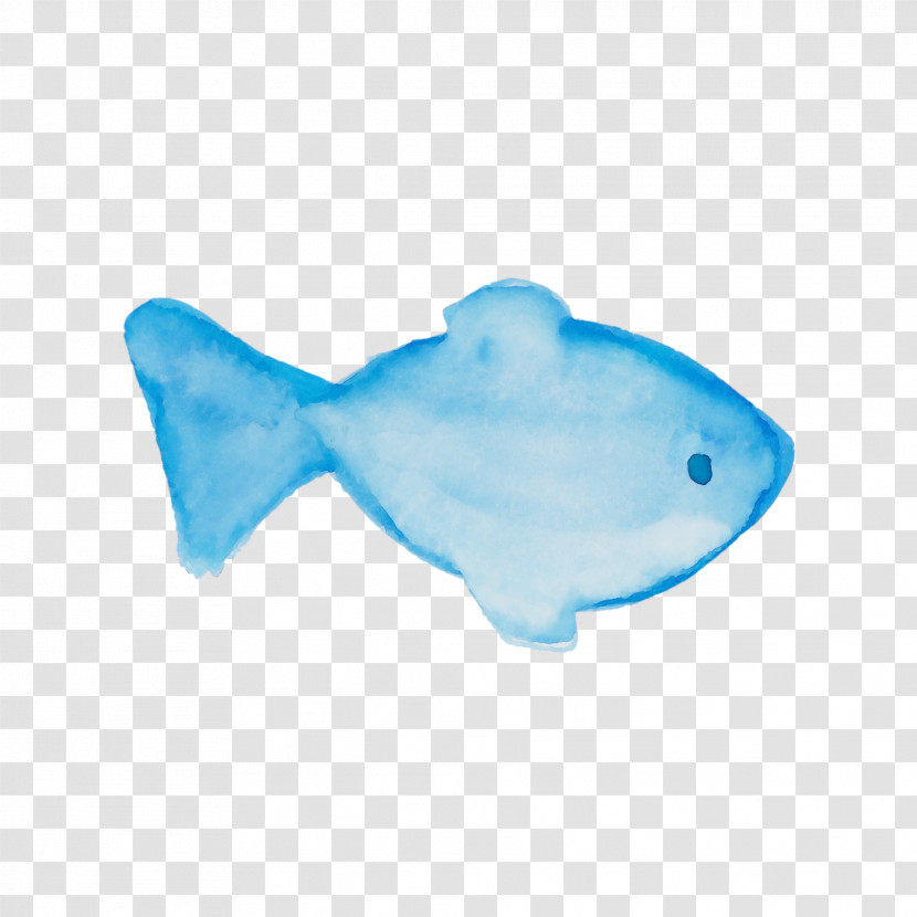 Blue Turquoise Fish Aqua Fish Transparent PNG