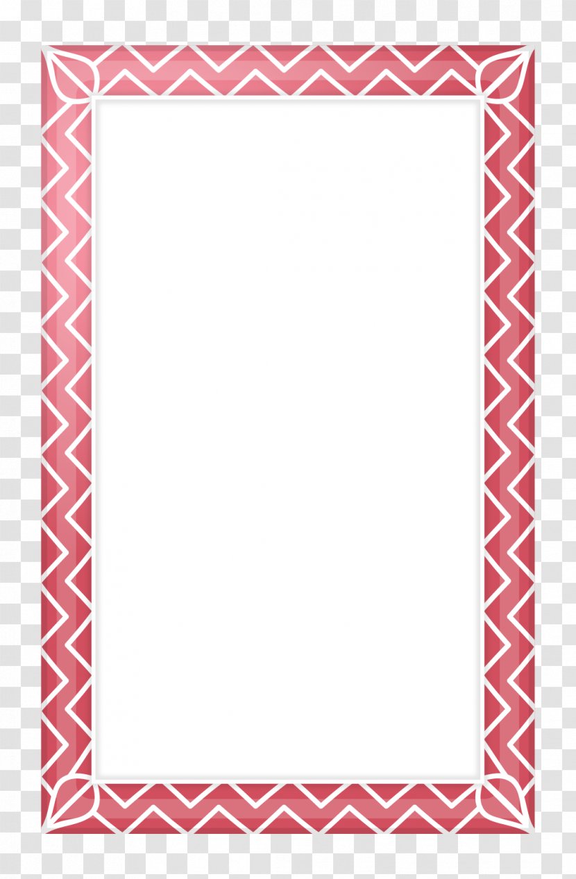 Paper Picture Frame LINE Computer Font Pattern - Border - Pink Abstract Transparent PNG