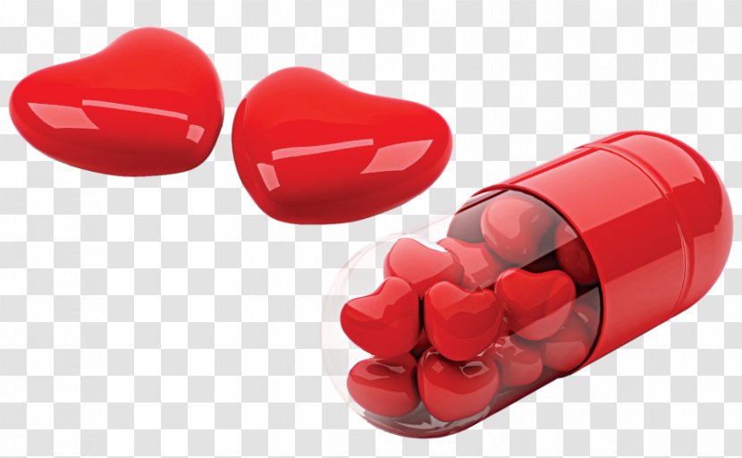 Capsule Heart Three-dimensional Space - Shape Transparent PNG