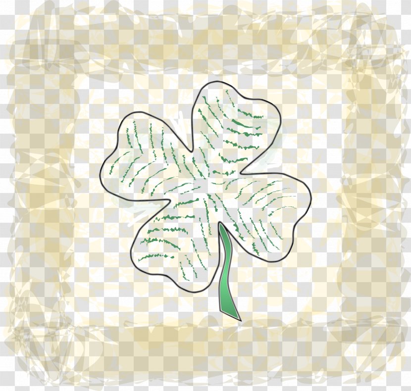 Four-leaf Clover Clip Art - Fourleaf - Saint Patrick's Day Transparent PNG