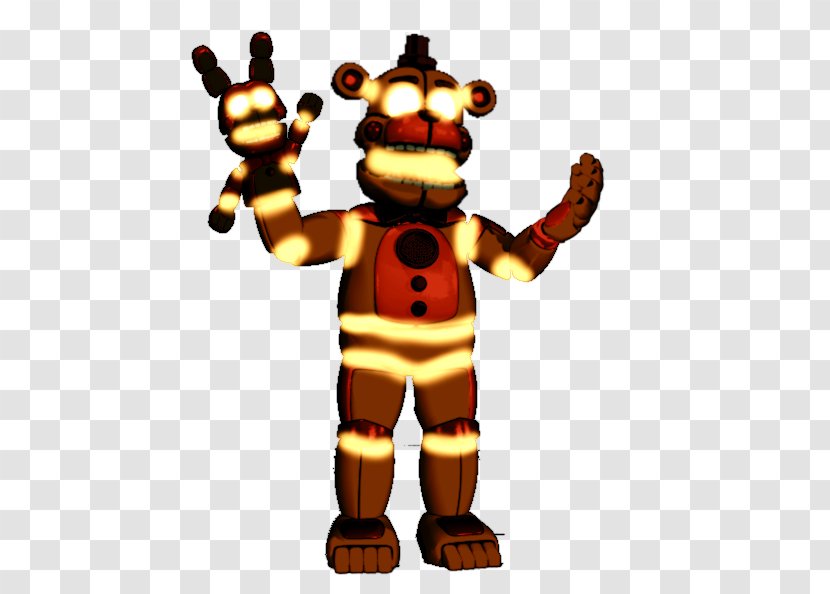 Five Nights At Freddy's 4 Jump Scare Animatronics Funko - Vertebrate - Funtime Freddy Transparent PNG