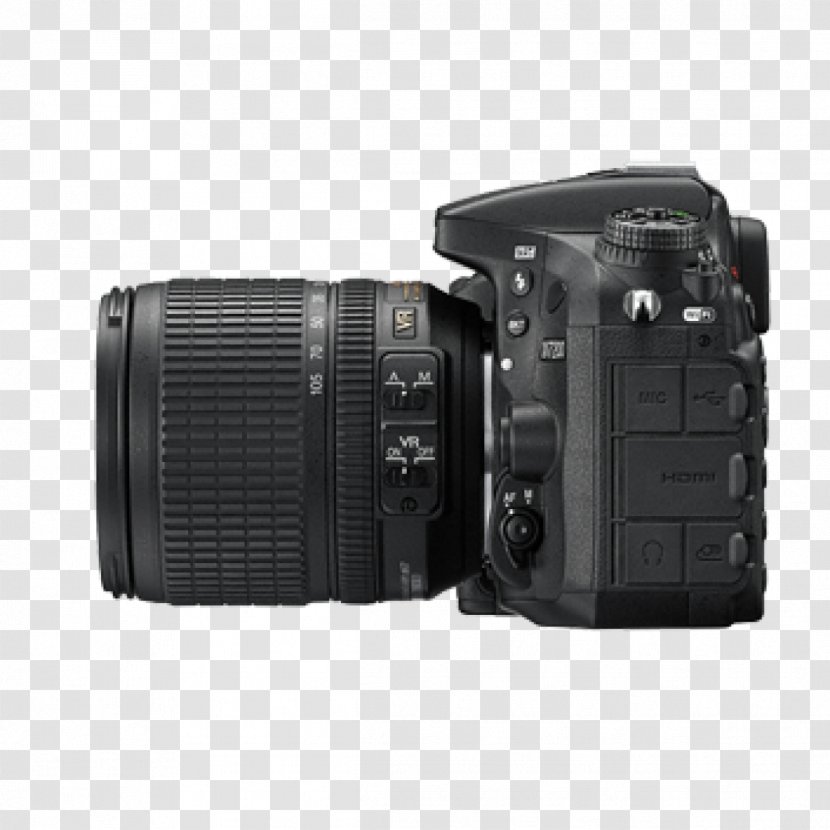 AF-S DX Nikkor 18-140mm F/3.5-5.6G ED VR Nikon Format Digital SLR 18-105mm - Reflex Camera Transparent PNG