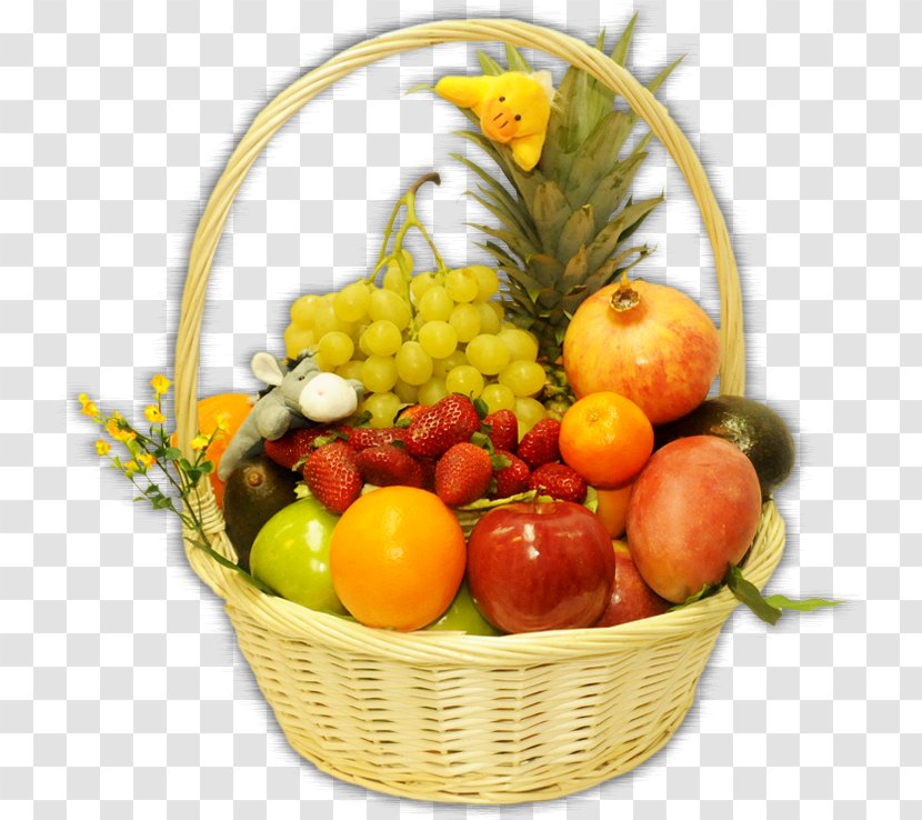 Fruit Vegetable Basket Food Vegetarian Cuisine - Superfood - Fruits Transparent PNG