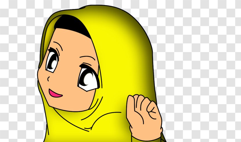 Muslim Cartoon Woman Clip Art - Flower Transparent PNG